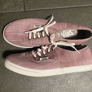 Speckled maroon lo pro vans